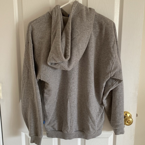 Adidas Grey Hoodie Sweatshirt - Picture 3 of 8